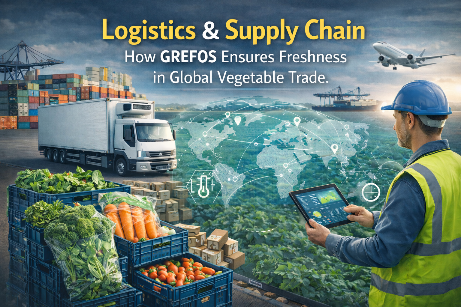Logistics & Supply Chain – How GREFOS Ensures Freshness in Global Vegetable Trade